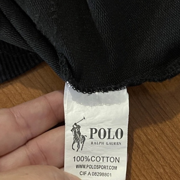 Vintage Polo Ralph Lauren Mens Full Zip Jacket L Navy Blue Classic Big Pony - Picture 8 of 10